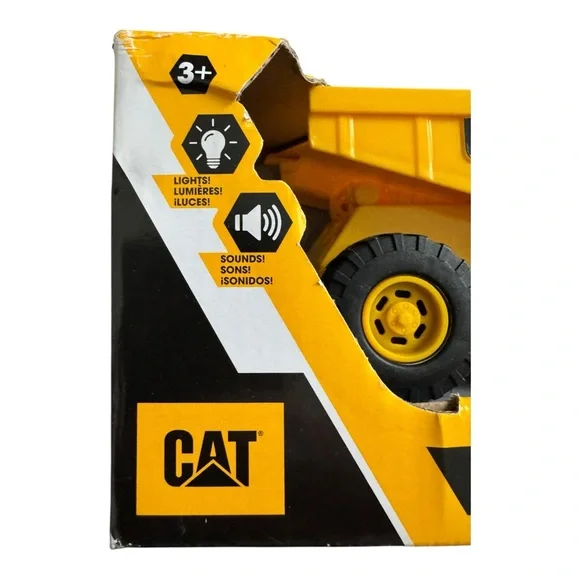 CAT Power Mini Crew Dump Truck Toy Lights & Sounds‎ #82261 (2024 Funrise) NIB - Picture 2 of 11